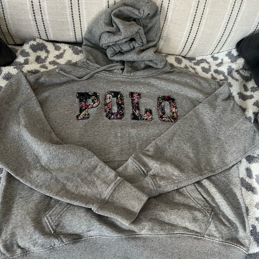 Ralph Lauren Gray Polo Hoodie